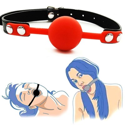 Soft Silicone Gag Ball Sex Toys Open Mouth Gag BDSM Bondage