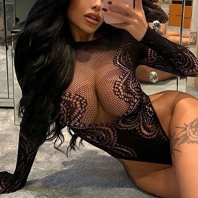 Porno Crotchless Bodysuits For Women Hot Erotic Costumes