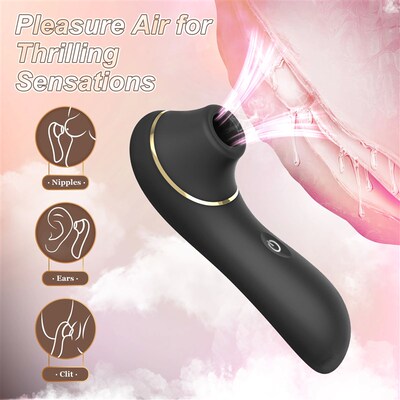 5 Modes Sucking Vibrator USB Rechargeable Couple Clitoral