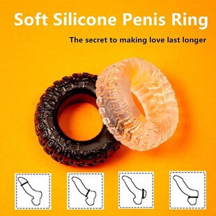 Cockring Silicon Penis Cock Ring Cage Male Erection Delay Ej