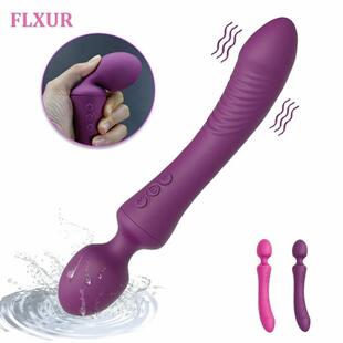 Powerful Dual GSpot Vibrator Wand Women For Dildo Motor