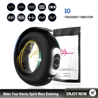Male Cock Ring Vibrator Cockring Penis on for Man Delay