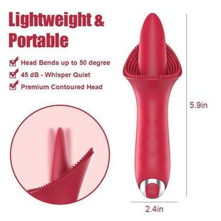 Massage Tongue Toys Stimulator Gspot Clitoris Vibrator Sex