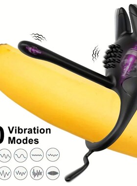 Vibrating Penis Ring Sex Toys - 2 in 1 Vibrating Cock Ring