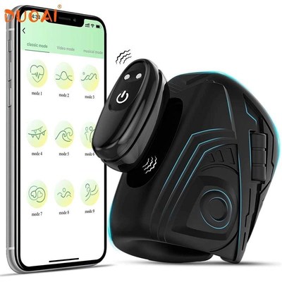 Bluetooth Penis Training Vibrator For Men Sex Machine Male M