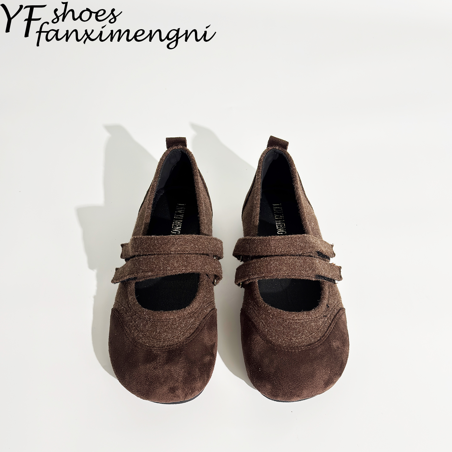 复古拼色浅口单鞋女2025新款秋冬