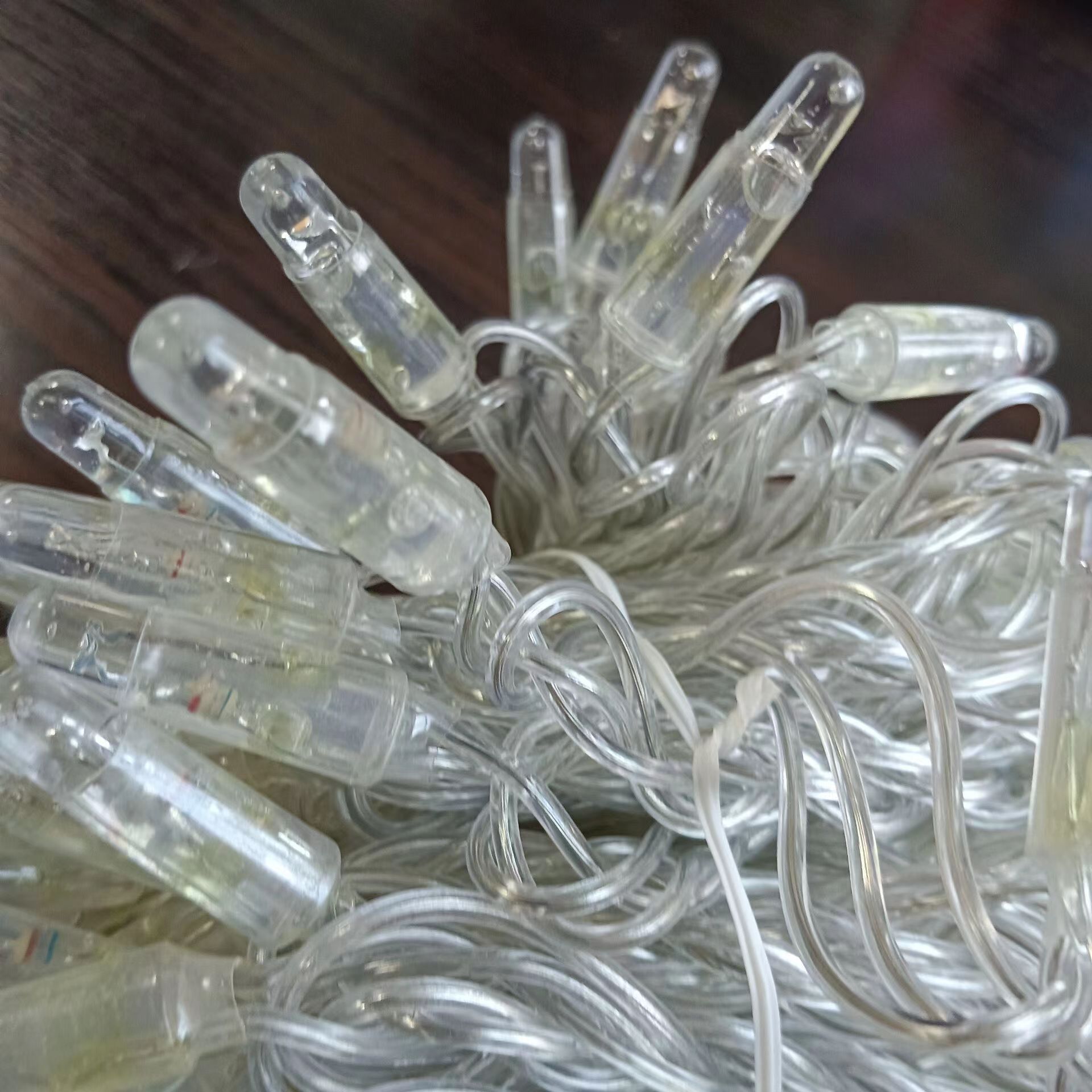 超亮防水加粗加大灌胶闪灯串灯