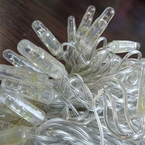 超亮防水加粗加大灌胶闪灯串灯