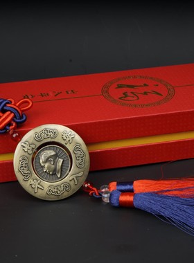 主席汽车挂件挂饰创意车内吊饰仿古头像平安符男女车饰品景m9842