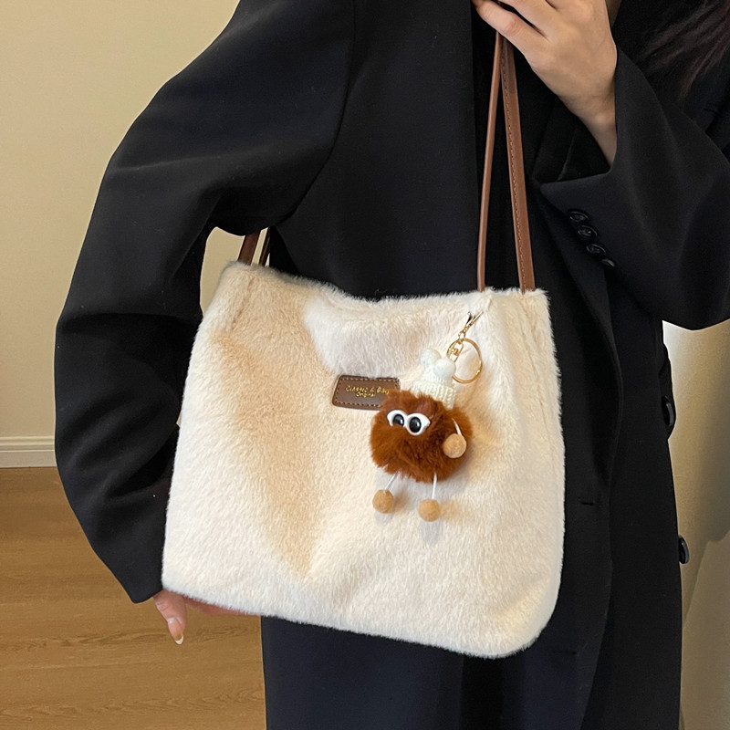 娜达丽亚托特包毛绒韩版女包