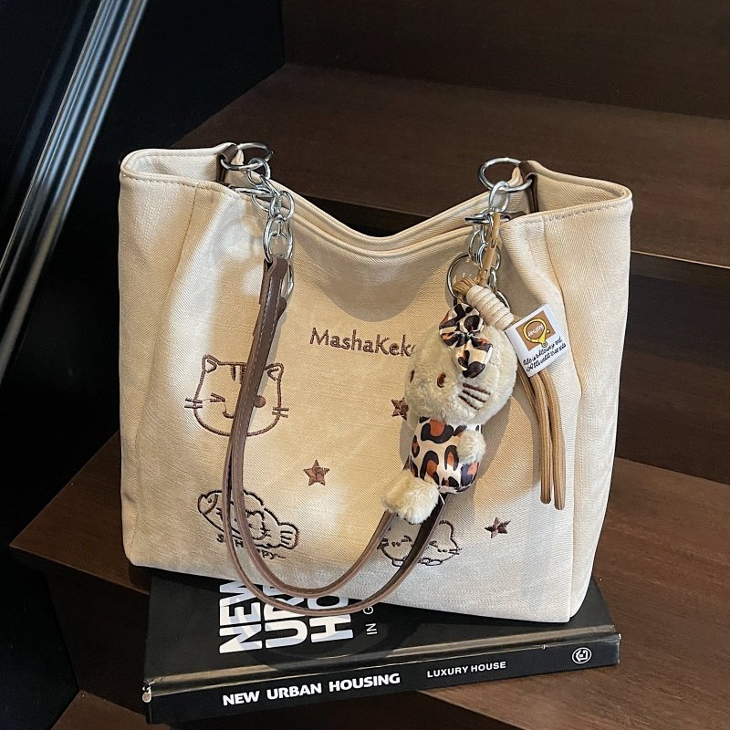 高级感小众设计包包女2025新款潮时尚大容量通勤托特包女士单肩包