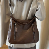 高级感百搭斜挎包包女2025新款 托特包小众大容量手提通勤包 潮时尚