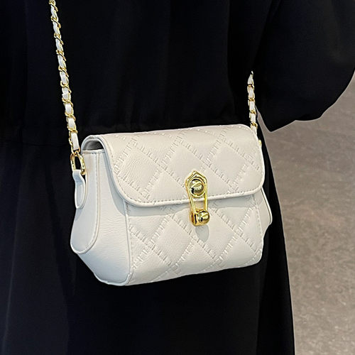 娜达丽亚菱格链条包小金球女士包