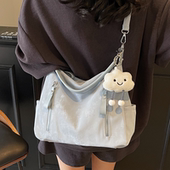 高级感休闲斜挎包包女夏2025新款 大容量通勤包小众单肩腋下托特包