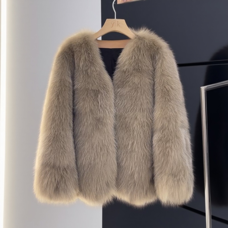 小香风皮草短款小个子上衣加厚