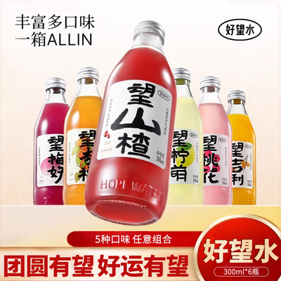望山楂气泡水碳酸饮料