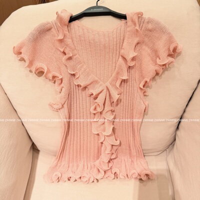 Zwinnie/詹维尼【木耳边短袖】 GZY202602