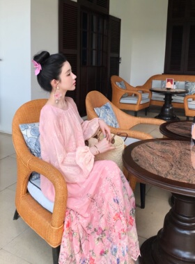 Zwinnie/詹维尼【珊瑚粉刺绣-新春独家系列】连衣裙 GYT202601