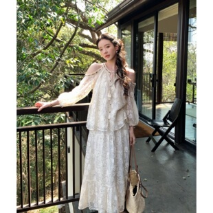 露肩上衣套装 Zwinnie 独家系列 心动一夏 GHY202520 詹维尼