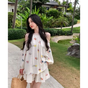 莱赛尔天丝亚麻套装 刺绣花语 GYS202623 詹维尼 Zwinnie