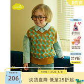 男宝薄款 男童条纹衬衫 外套上衣 春季 moimoln小云朵童装