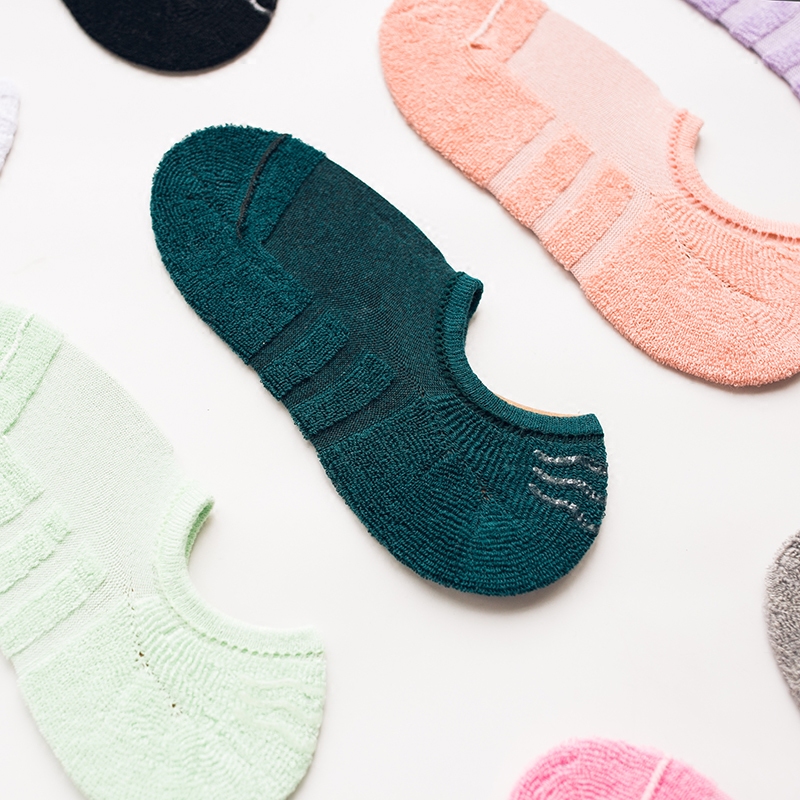 四季毛圈棉质吸汗低帮防滑隐形袜