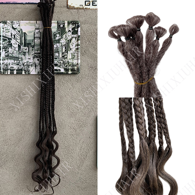 脏辫钩针发三股辫假发