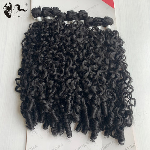 Burmese Curly synthetic hair 9pcs非洲缅甸曲蛋白丝长发帘假发