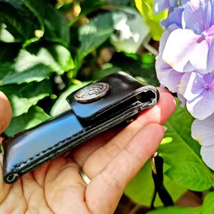 手工定制小米钥匙包瑞士刀具套折叠刀鞘口琴包复古眼镜刀包保护套