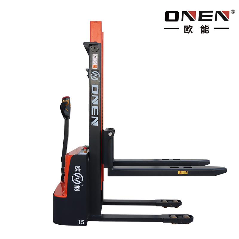 全自动电动堆高车步行式液压搬运升降机升高叉车托盘装卸地牛