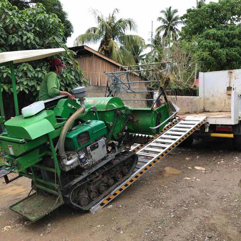 钻探机坡道铝合金梯子爬梯梯田过桥梯地质钻探过沟桥跳板