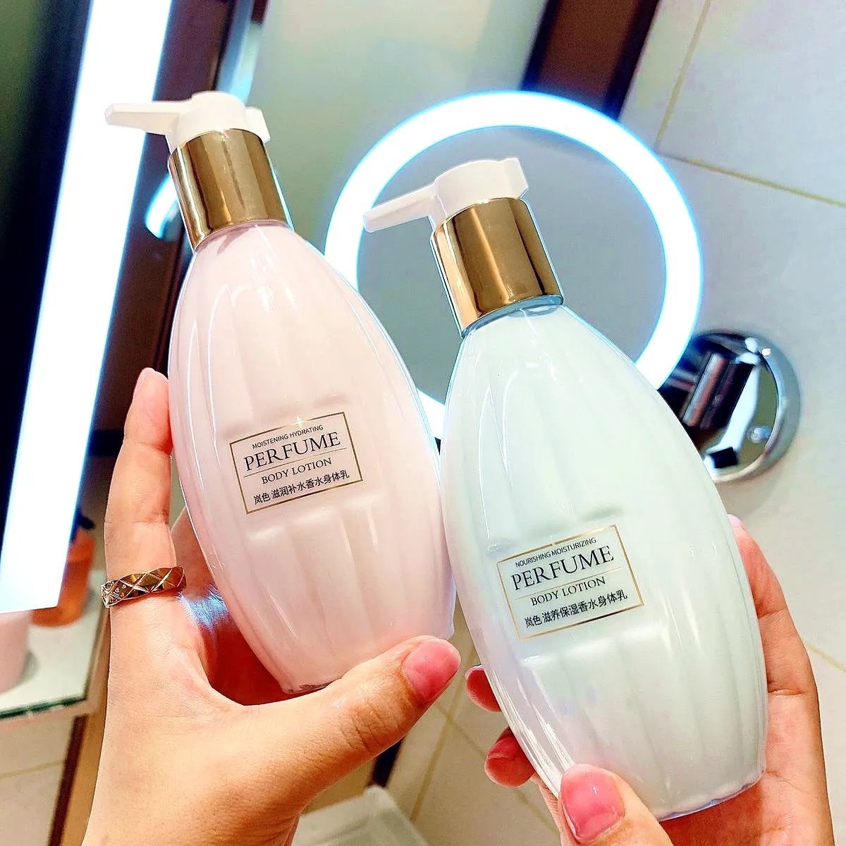 岚色滋润补水香水身体乳女士沐浴保湿秋冬季身体护理防干润肤乳液