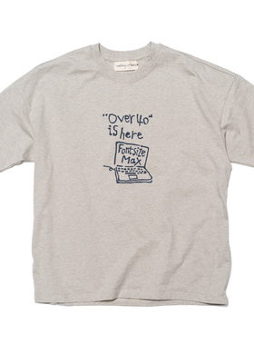 nothing.cn/超宽松重磅230克厚圆领短袖日常T恤/