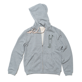 350克厚毛圈卫衣布 nothing.cn 卫衣 连帽拉链开衫 松chillax 男款