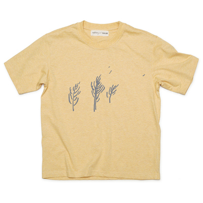 nothing.cn/落肩宽松款/螺纹领口全棉T恤/“向西北”0427a/多色