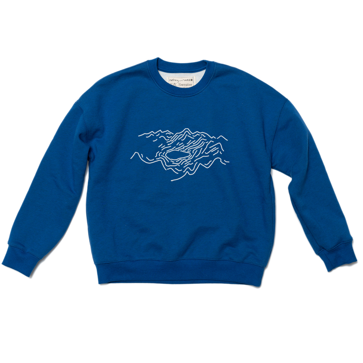 落肩宽松套头卫衣磨毛加厚休闲