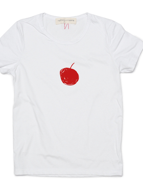 nothing.cn 原创设计 “吃”系列女款T恤/全棉白色、黑色  0910a