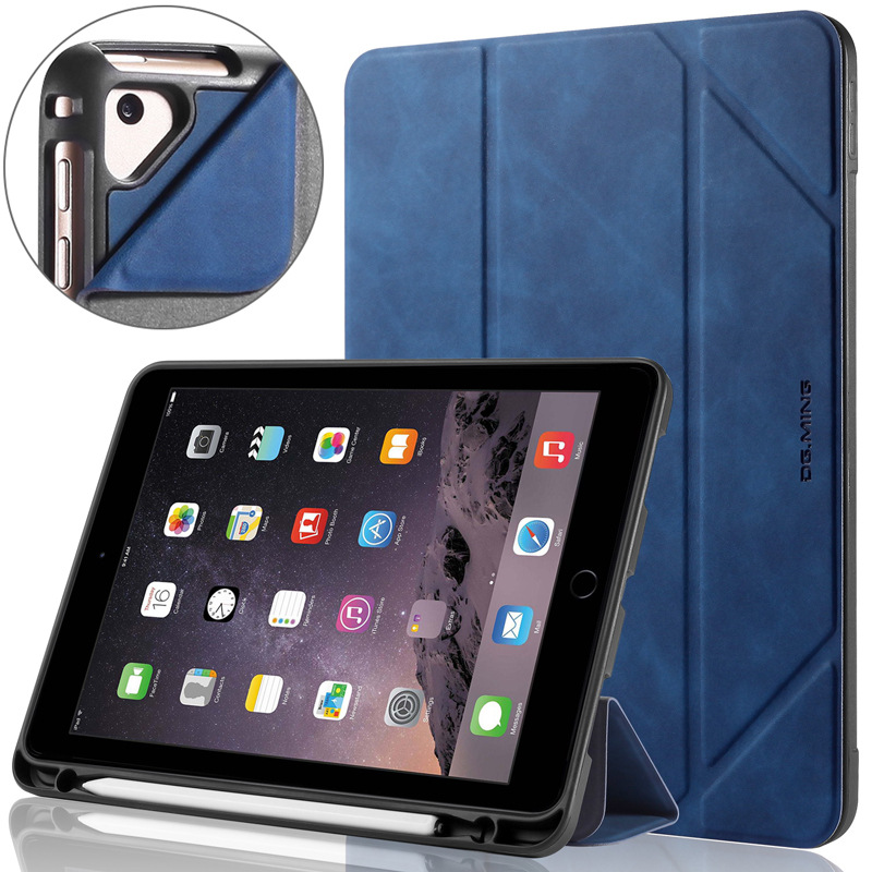 适用于Apple iPad 9.7 Pen Slot Smart Cover iPad5/6 air2 case-封面