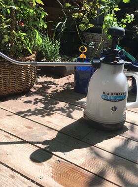 日本产furupla压力园艺水壶 喷雾 4130喷水壶打药壶 1L 细雾高压