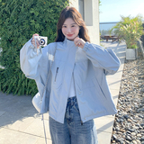 【现货】2026年秋新品奶蓝色皮衣货号6606-P150-K218，女装皮衣，2C302