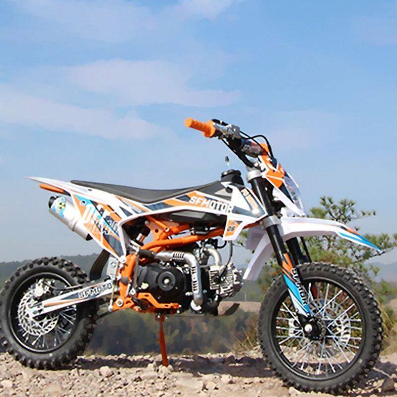 入门级赛道竞技小型越野摩托车成人儿童两轮山地车125燃油中高赛