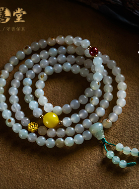 老料和田玉蜜蜡手链礼