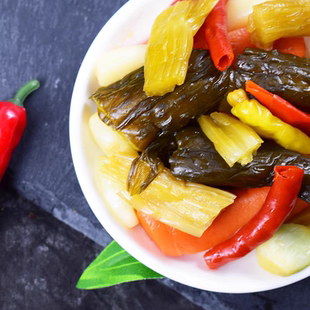 巴盟酸黄瓜500克地老大瓶装咸菜腌黄瓜酸辣下饭咸菜凉糕内蒙美食