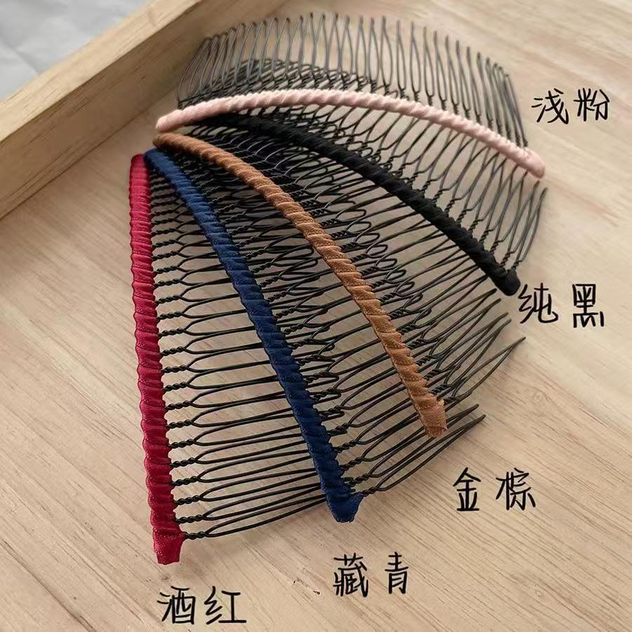 洋气发卡手工爆款倒插梳发夹金属刘海发梳防滑女后脑勺碎发神器