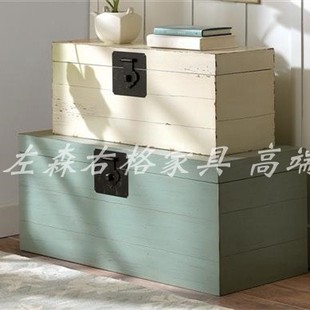 Harbor美式实木咖啡桌美式乡村实木茶几简约客厅家具茶几House