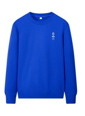 IBM 蓝色Eye-Bee-M 圆领棉卫衣(下单请核对尺码）