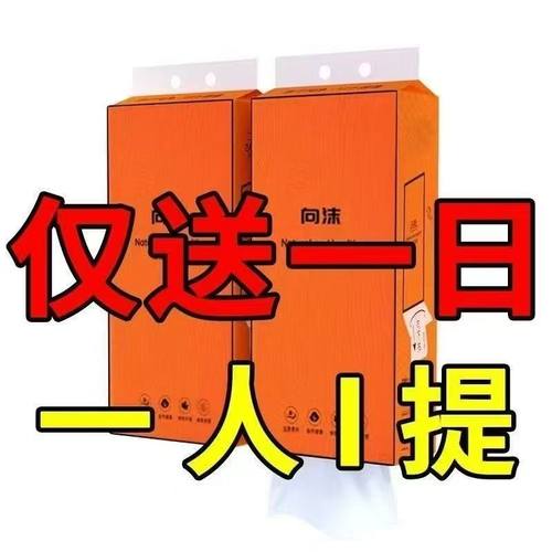 【年货大爆】加厚加量提挂式抽纸悬挂式纸巾底部抽平板卫生纸擦手
