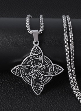 复古维京爱尔兰凯尔特结项链