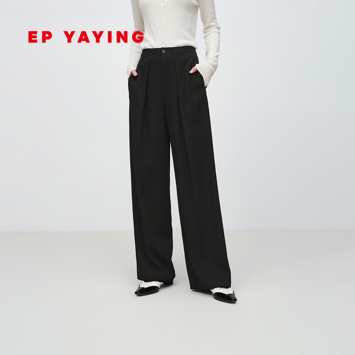 EP雅莹2025新款醋酸西装裤