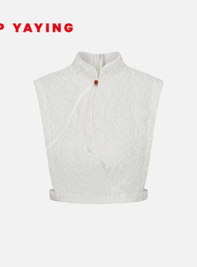 EP雅莹饰品 白色叠穿装饰假领打底内搭上衣 商场同款ZN02A